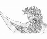 League Legends Tryndamere Armor Coloring Pages Sword Another Temtodasas sketch template