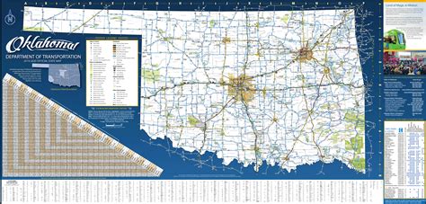 oklahoma department  transportation state map