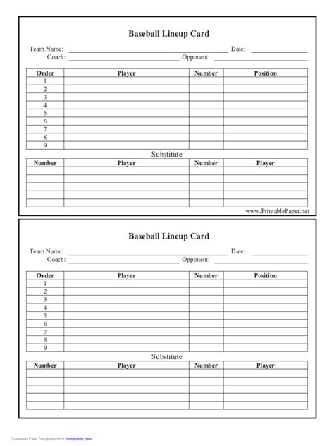 printable papers   templates   word excel