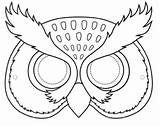 Masken Masque Template Mascara Hibou Mascaras Animales Vorlagen Selber Máscara Vogel Colorir Caretas Senioren Máscaras Antifaz Tiermasken Maske Carnevale Eulen sketch template