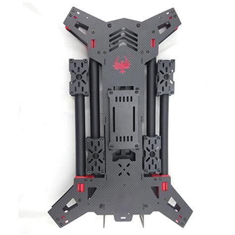 carbon fiber fpv folding quadcopter frame  rc multicopter shaped cross frame  parts