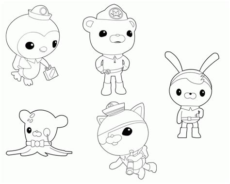 octopod octonauts gup coloring pages      learn