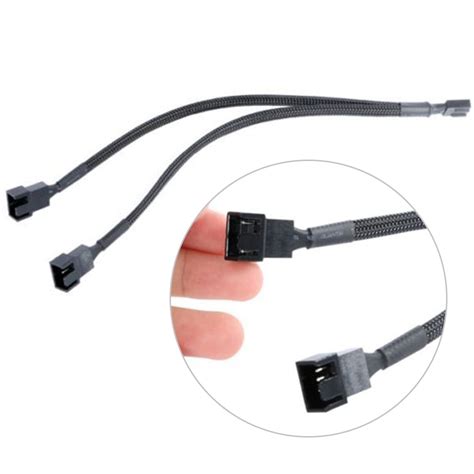 cm pwm fan splitter cable  pin pwm  dual pwm power  splitter adapter cable  cpu pc