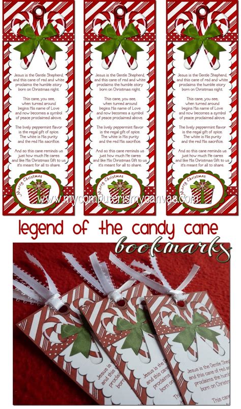 christmas story   candy cane printable templates printable