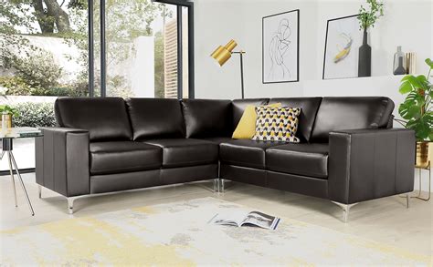 baltimore brown leather corner sofa furniture choice