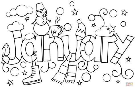 january coloring page  printable coloring pages artofit