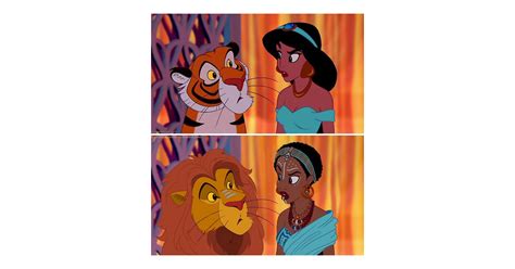 Jasmine As A Different Race Disney Princess Art Popsugar Love And Sex