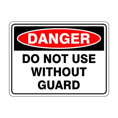 do not use without guards buy now discount safety signs australia