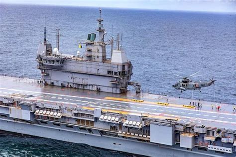 ins vikrant indias  indigenous aircraft carrier   handed