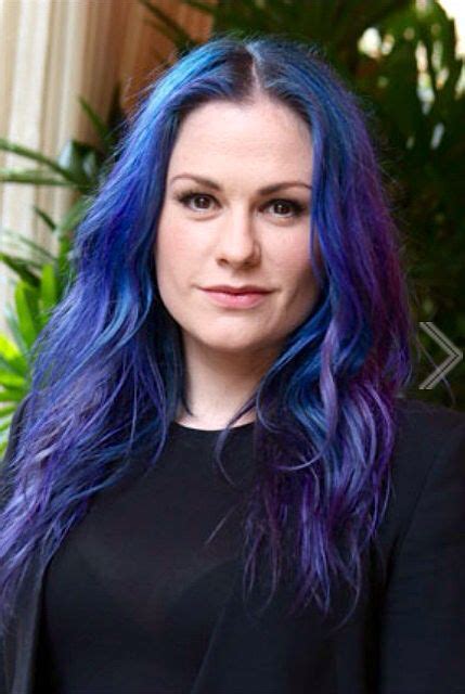 anna paquin hair color hair purple hair