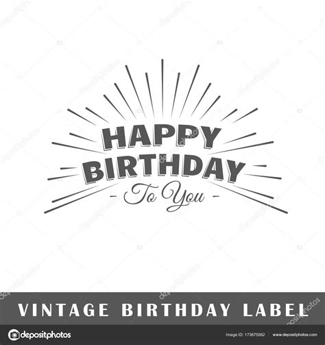 happy birthday label template