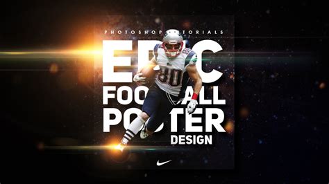 free download epic football poster design psd file