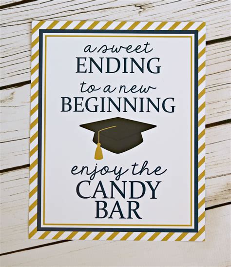 printable graduation candy buffet signs printable word searches