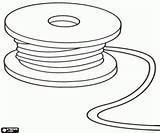 Cable Wire Spool Reel sketch template