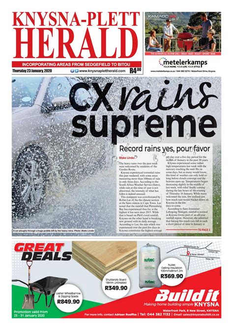 knysna plett herald january 23 2020 newspaper