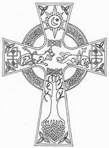 Coloring Cross Celtic Pages Adult Christian Drawing Line Crosses Color Printable Cool Alphabet Getdrawings Tasha Seidel Getcolorings Easter Rocks Sketch sketch template