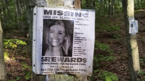 hiker finds missing person posters taped  trees   woods  long island kansas city star