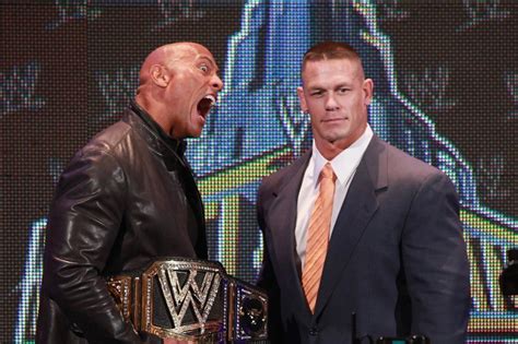 john cena responds to dwayne johnson s threat and their real rivalry