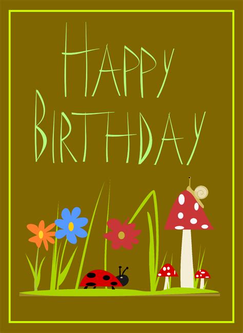 happy birthday cards printable