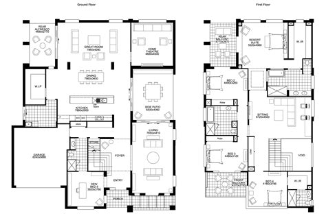 floor plan   storey residential building floorplansclick
