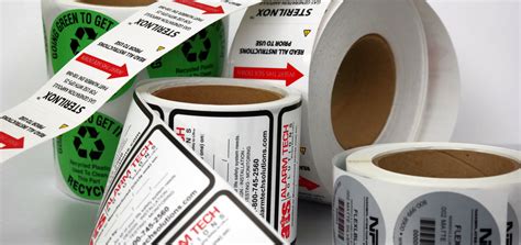 custom roll labels roll labels nameplates  industry