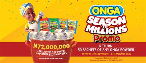 onga season  millions promo nmillion   people   weeks   prizes promos