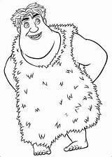 Croods Coloring Pages Fun Kids sketch template