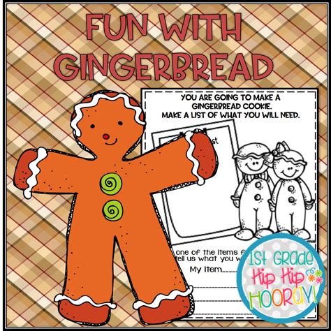 1st Grade Hip Hip Hooray So Much Gingerbread Fun