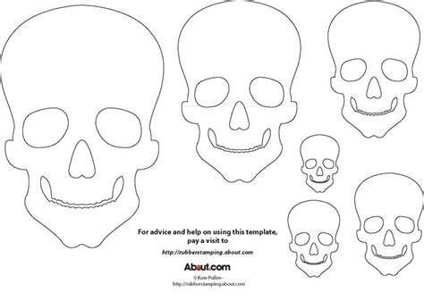 skull mask template party time pinterest