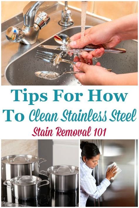 clean stainless steel items   home