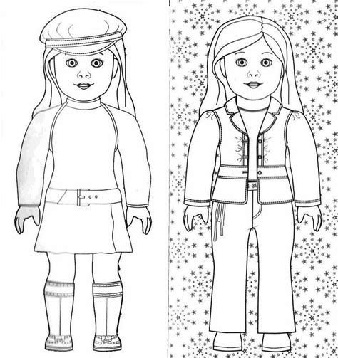 printable american girl doll coloring pages american girl doll