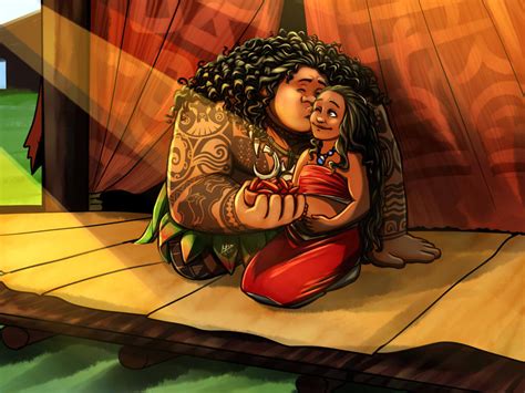 Moana X Maui Dating By Odme1 On Deviantart Disney