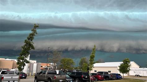 surreal clouds  signaled arrival  damaging