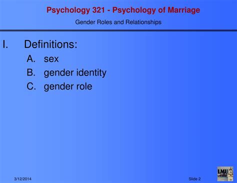 Ppt Gender Roles And Relationships Powerpoint