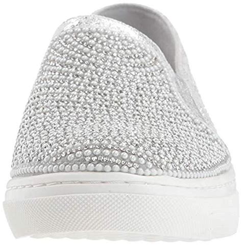 skechers goldie rhinestone  pearl embellished slip  sneaker lyst