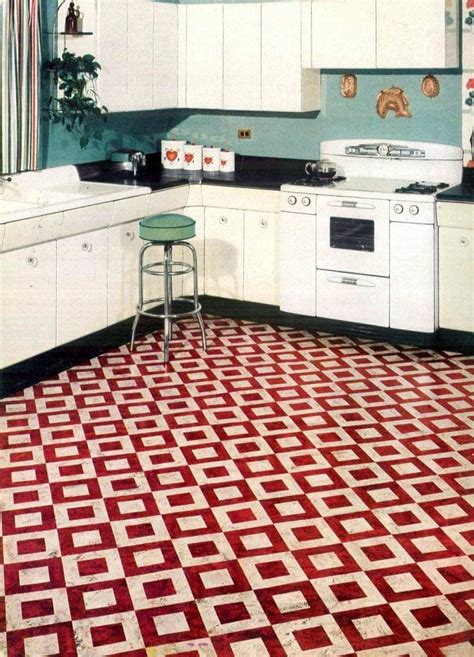 vintage home style  vinyl floor tiles  square patterns click