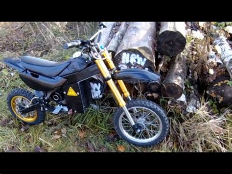 pit bike electric conversion sunny sunday jumping chain youtube