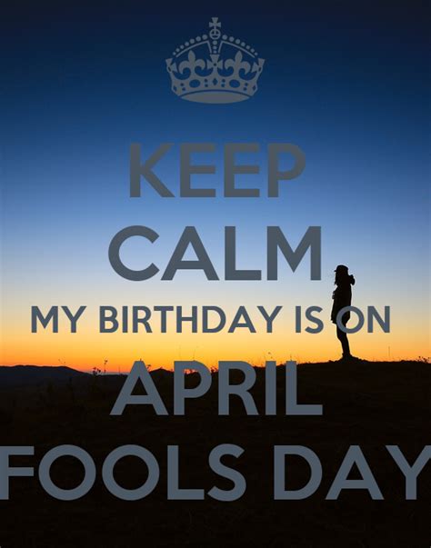 calm  birthday   april fools day poster duong  calm  matic