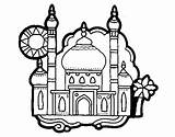 Taj Mahal India Coloring Pages Ancient Color Coloringcrew Dibujo Indian Cultures Indus Valley Getcolorings Drawing Printable Perfect sketch template