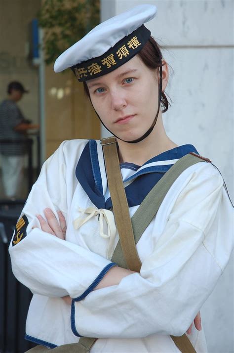 Japanese Wwii Sailor She Is Wearing An Original Japanese S Flickr