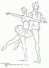 Coloring Ballerina Ballet Nutcracker Pages Boy Popular Library Clipart sketch template