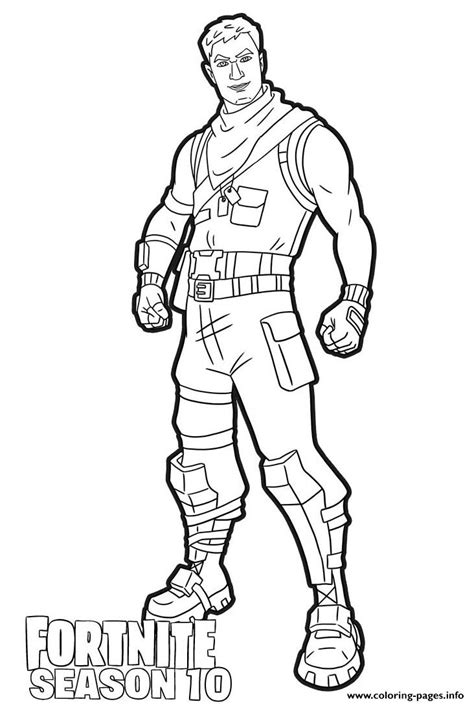 fortnite skin coloring pages