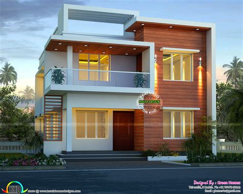 cute modern house architecture kerala home design  floor plans