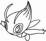 Pokemon Coloring Celebi Pages Kids Color Printable Colouring Getdrawings Visit Choose Board sketch template