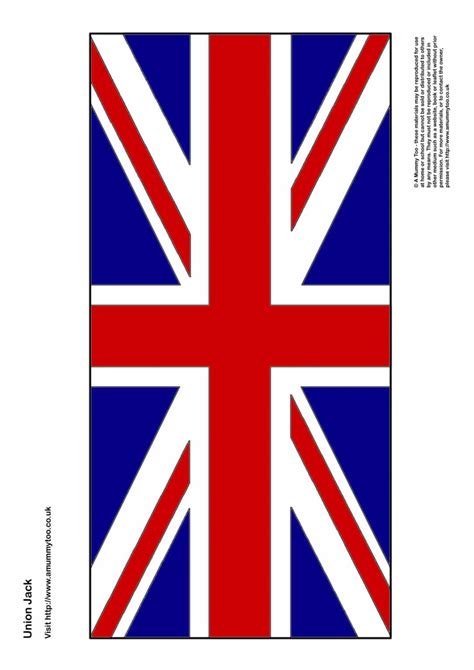 union jack colouring  template