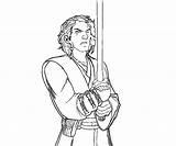 Anakin Coloring Pages Skywalker Wars Star Ahsoka Tano Wan Obi Vs Clipart Getcolorings Color Popular Library Printable Template Coloringhome sketch template