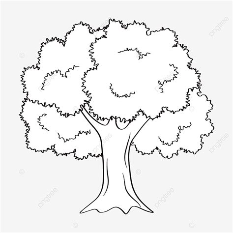 black  white vector big tree clipart tree clipart black  white