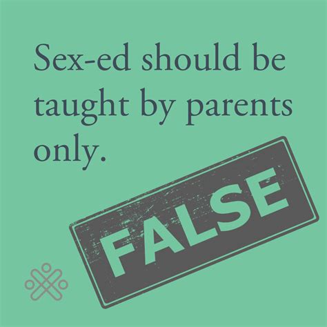 myths about sex ed action canada for sexual health and rights