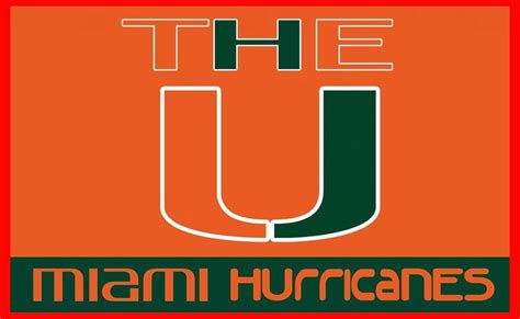 New Us Miami Hurricanes Hand Flag 3 5ft Ncaa Basketball Club Team