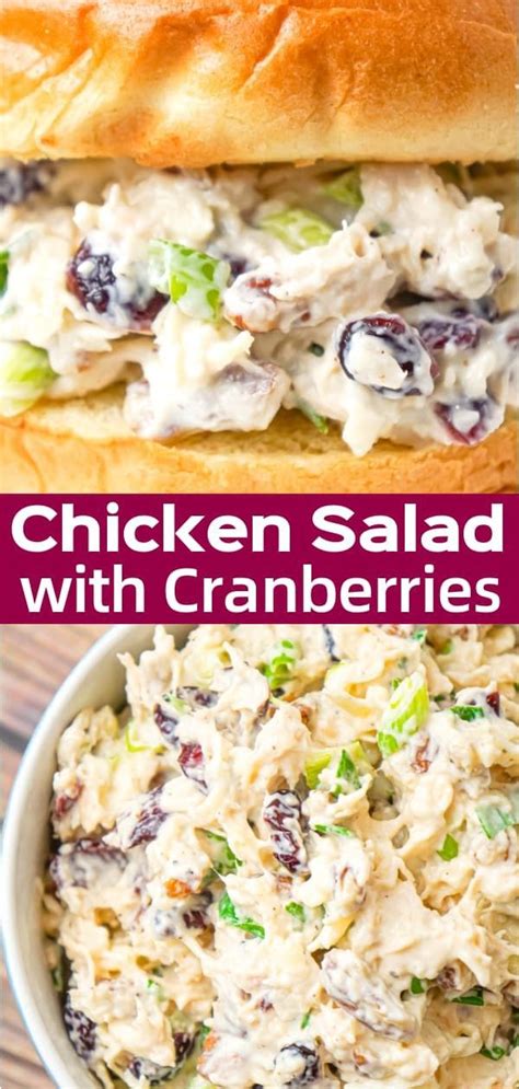 chicken salad  cranberries    diet food  chicken
